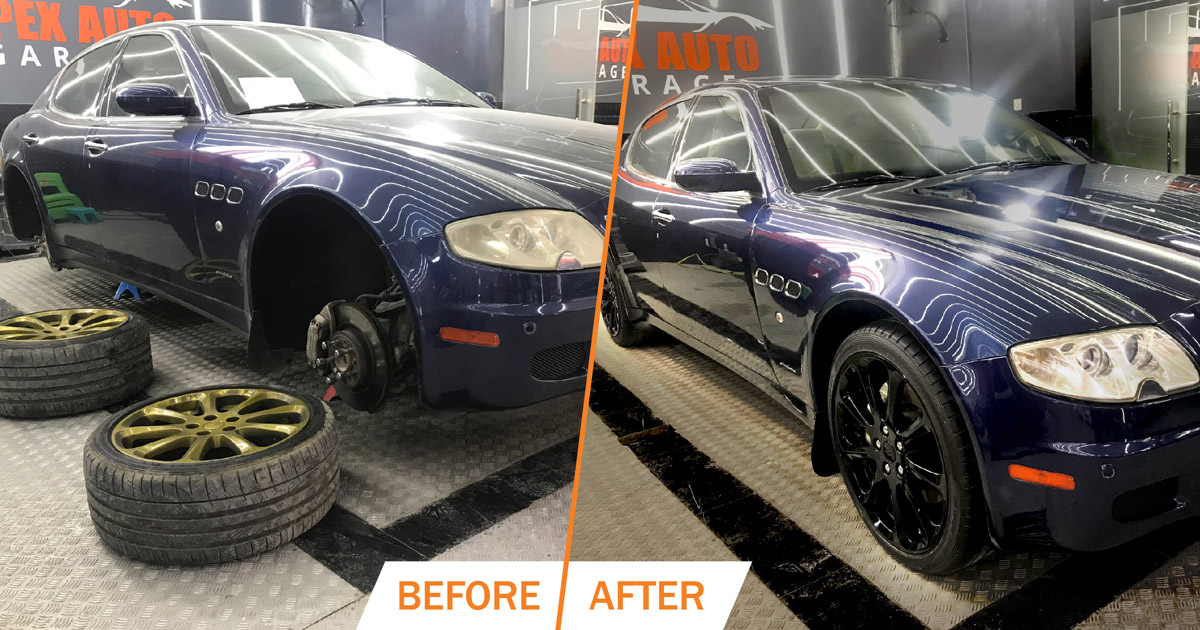 Car Rim Repair & Painting Service in Dubai | Apex Auto Garage