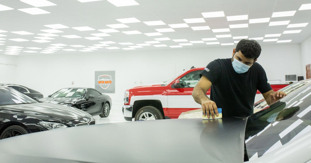 Car Wrapping Service in Dubai Apex Auto Garage