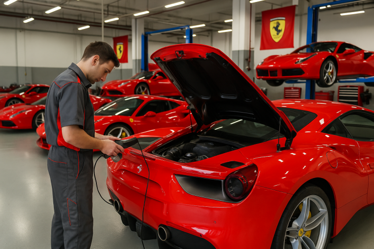 ferrari garage dubai