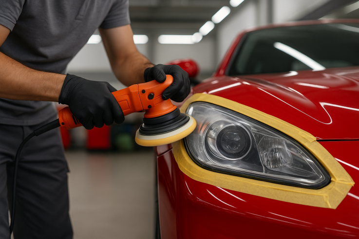car headlight restoration